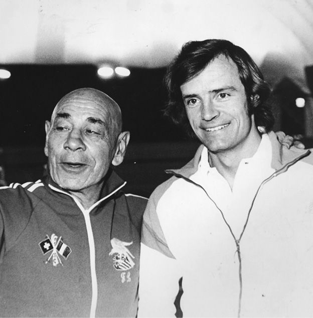 Jack Lester with Jean Claude Killy