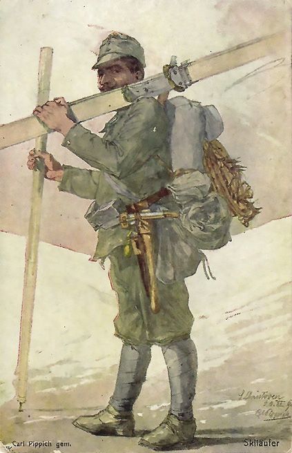 Karl Pippich: Mountain trooper, WWI