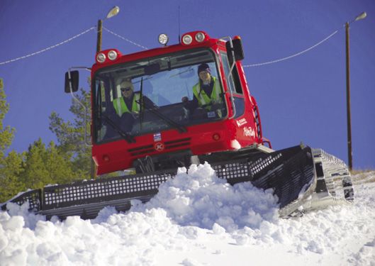 Snowcat on Dutch Henry Hill