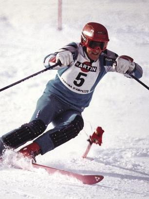 vtg 1970s 1980s Ski Skiing sticker - Fischer Look Olin Rossignol Tecnica +